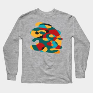 Surreal Shapes (Miro Inspired) Long Sleeve T-Shirt